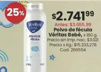 X$ - polvo de fécula