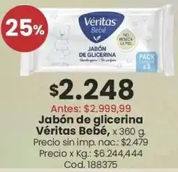 Coto X$ - jabón de glicerina oferta