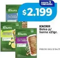 Supermayorista Vital Knorr - bolsa p/ horno oferta
