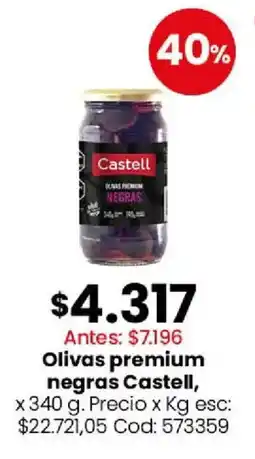 Coto Castell olivas premium negras oferta