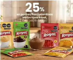 Coto Royal en postres/flan/gelantinas varios tipos oferta