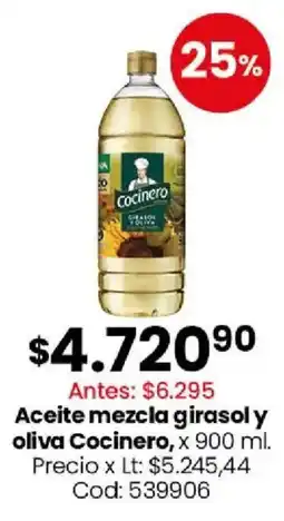 Coto Cocinero aceite mezcla girasol y oliva oferta