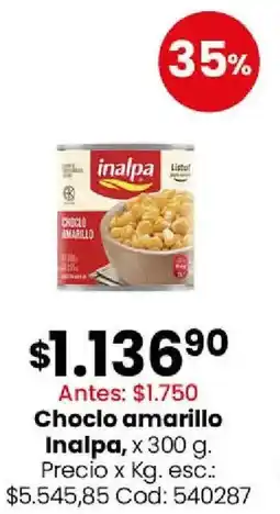 Coto Inalpa choclo amarillo oferta