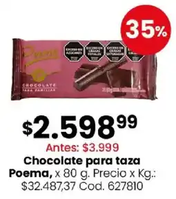 Coto Poema chocolate para taza oferta