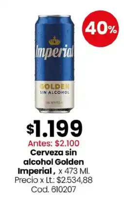 Coto Golden imperial cerveza sin alcohol oferta