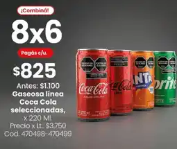 Coto Coca-cola gaseosa línea seleccionadas oferta