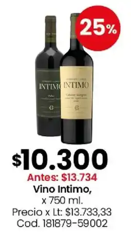 Coto Intimo vino oferta