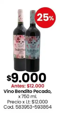 Coto Bendito pecado vino oferta