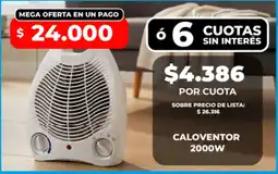 Supermayorista Vital Caloventor oferta
