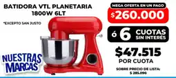 Supermayorista Vital Batidora vtl planetaria oferta