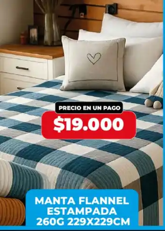 Supermayorista Vital Manta flannel estampada oferta