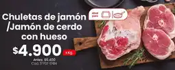 Coto Chuletas de jamón /jamón de cerdo con hueso oferta