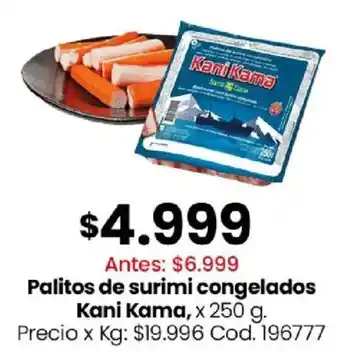 Coto Kani kama palitos de surimi congelados oferta