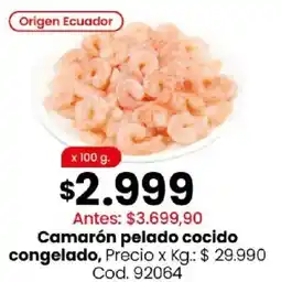Coto Camarón pelado cocido congelado oferta