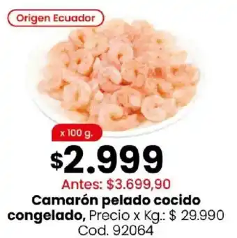 Coto Camarón pelado cocido congelado oferta