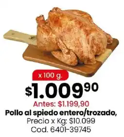 Coto Pollo al spiedo entero/trozado oferta