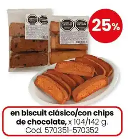 Coto En biscuit clásico/con chips de chocolate oferta