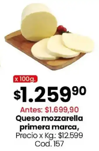Coto Queso mozzarella primera marca oferta