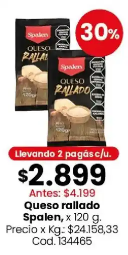 Coto Spalen queso rallado oferta