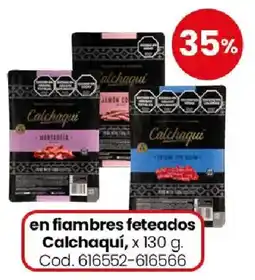 Coto Calchaquí en fiambres feteados oferta