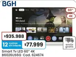 Coto Bgh smart tv led 60" oferta