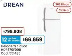 Coto Drean heladera cíclica oferta