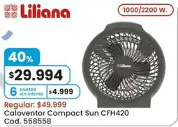 Coto Liliana caloventor compact sun oferta