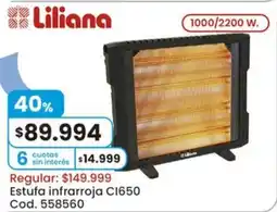 Coto Liliana estufa infrarroja oferta