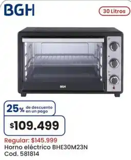 Coto Bgh horno eléctrico oferta