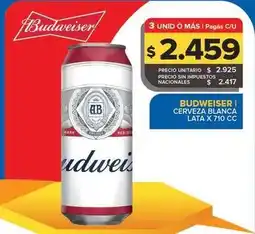 Carrefour Maxi Budweiser - cerveza blanca oferta