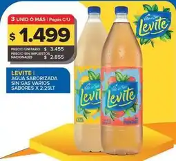 Carrefour Maxi Levité - agua saborizada sin gas oferta