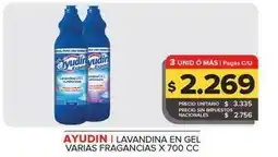 Carrefour Maxi Ayudin - lavandina en gel oferta