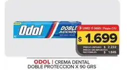 Carrefour Maxi Odol - crema dental doble proteccion x 90 grs oferta