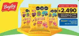 Carrefour Maxi Bagley - galletitas surtido bolsa oferta