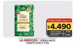 Carrefour Maxi La merced - yerba mate campo sur oferta