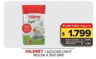 Carrefour Maxi Hileret - azucar light oferta