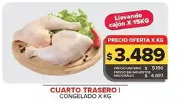 Carrefour Maxi Cuatro trasero congelado oferta