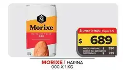 Carrefour Maxi Morixe - harina 000 oferta