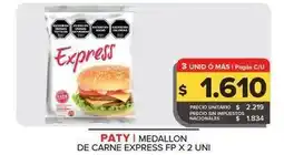 Carrefour Maxi Paty - medallon de carne express oferta