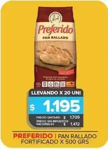 Carrefour Maxi Preferido - pan rallado fortificado oferta