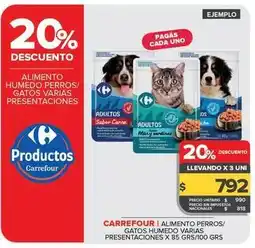Carrefour Maxi Carrefour - alimento humedo perros oferta