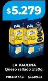 Supermayorista Vital La paulina - queso rallado oferta