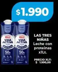 Supermayorista Vital Las tres niñas - leche con proteinas oferta