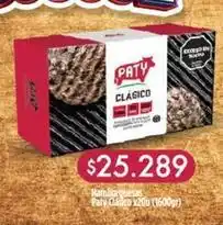 Supermayorista Vital Paty - hamburguesas clásico x20u oferta