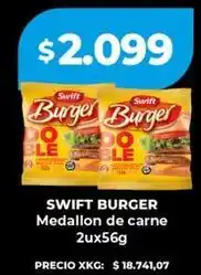 Supermayorista Vital Swift - burger medallon de carne oferta