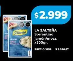 Supermayorista Vital La salteña - sorrentino jamón/mozz oferta
