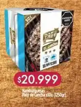 Supermayorista Vital Paty - hamburguesas oferta