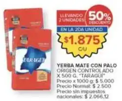 Carrefour Market Origen - yerba mate con palo oferta