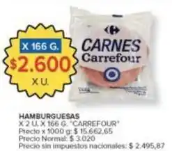 Carrefour - hamburguesas
