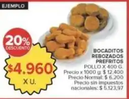 Carrefour Market X$ - bocaditos rebozados prefritos pollo oferta
